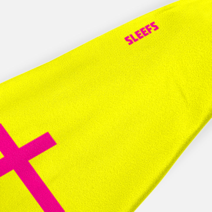 Faith Cross Volt Yellow Headband
