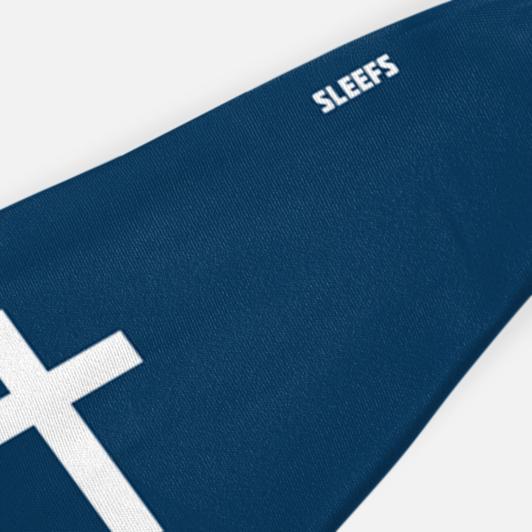 Faith Cross Midnight Blue Headband
