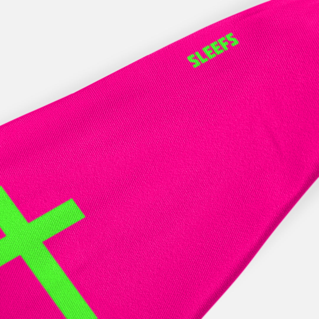 Faith Cross Hyper Pink Headband