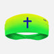 Faith Cross Neon Green Headband