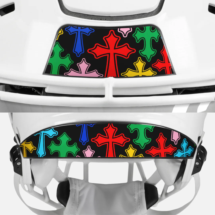 Crosses Chroma Riddell Speedflex Front and Back Bumper Sticker Kit