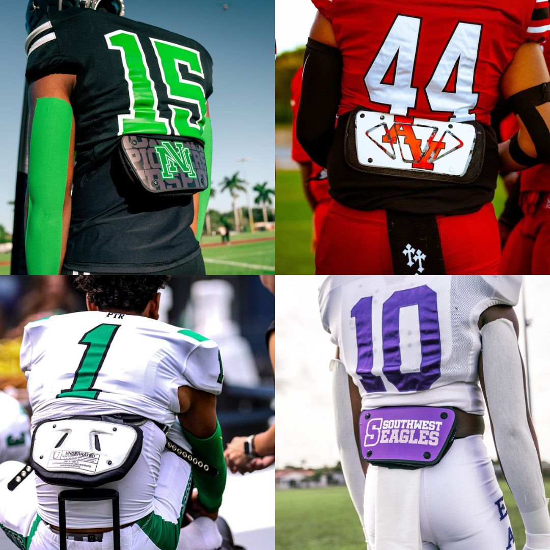 Make Your Own Custom Football Back Plate Decal (Back Plate Not Included)