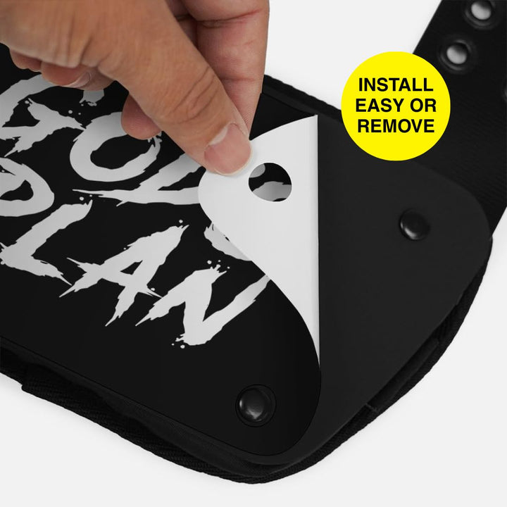 Make Your Own Custom Football Back Plate Decal (Back Plate Not Included)
