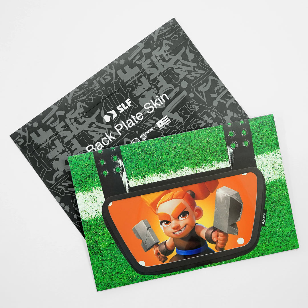 Make Your Own Custom Football Back Plate Decal (Back Plate Not Included)