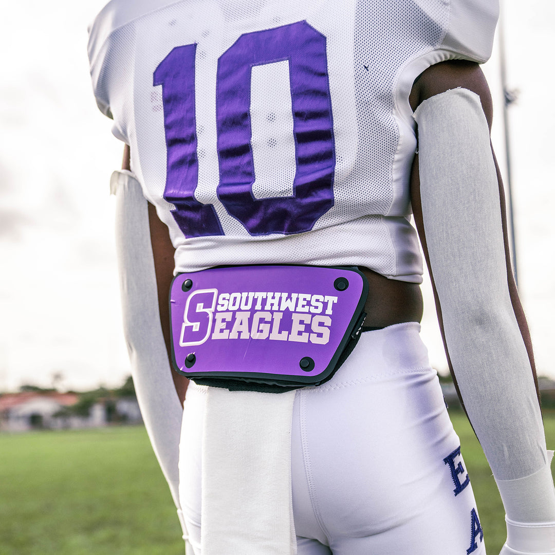 Premium Football Kids Backplate and Custom Decal