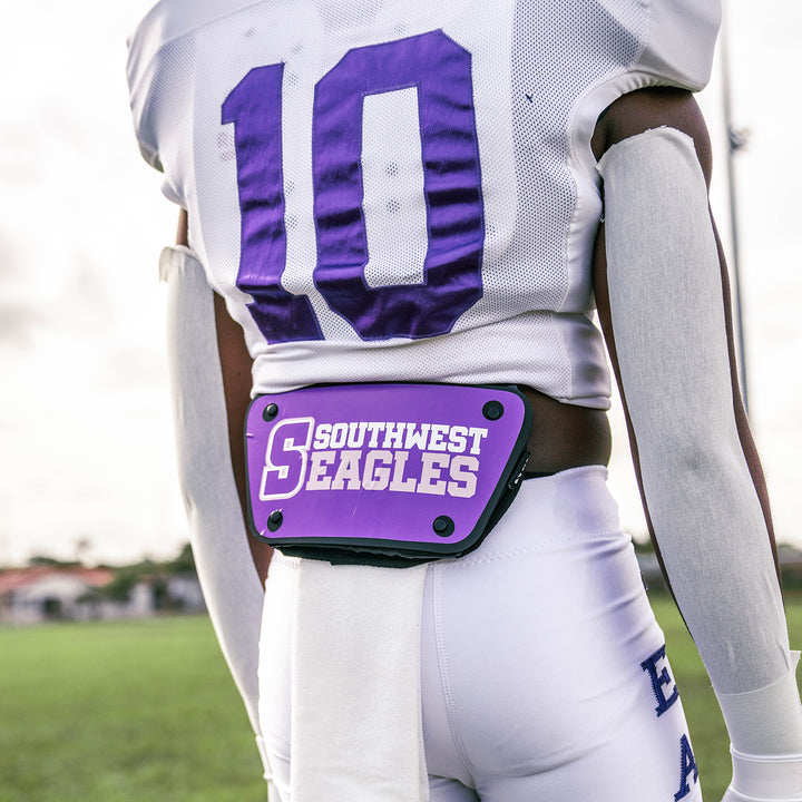 Premium Football Kids Backplate and Custom Decal