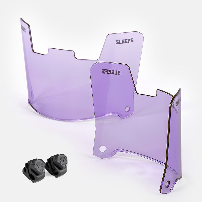 Cyber Purple Clear Helmet Eye-Shield Visor