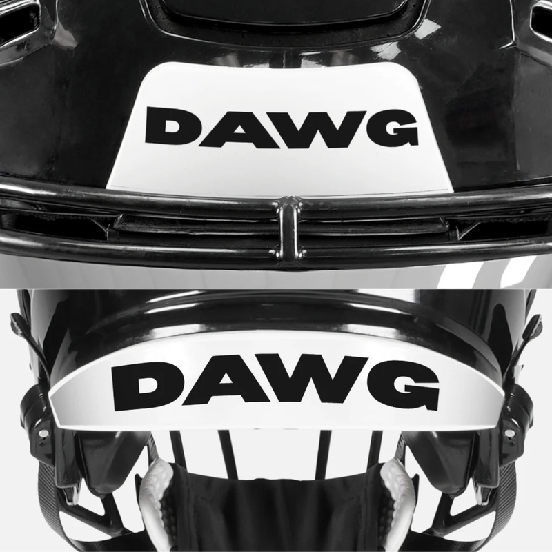 Dawg Riddell Speedflex Front and Back Bumper Sticker Kit