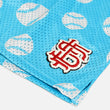 Sky Blue Baseballs Shorts - 5"