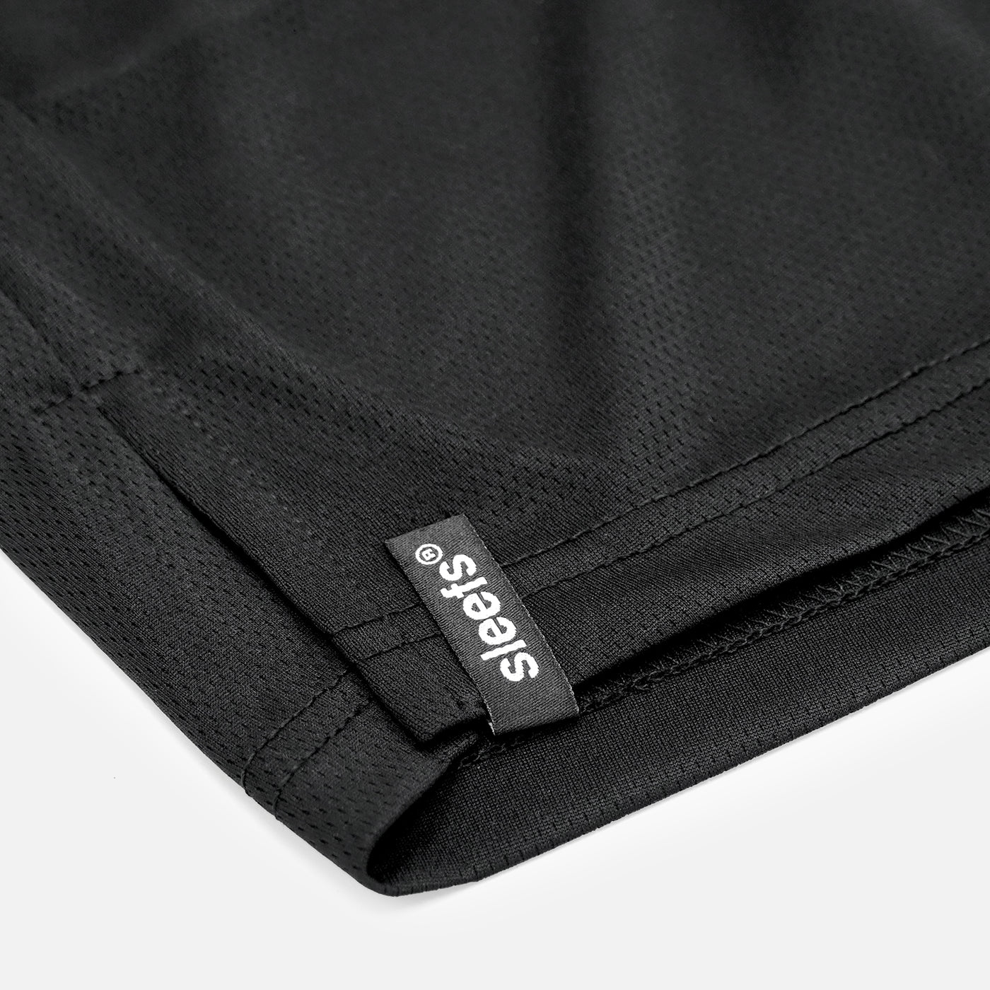 Basic Black Relaxed Shorts - 8&quot;