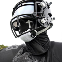 Faith Cross White Loose-fitting Shiesty Mask