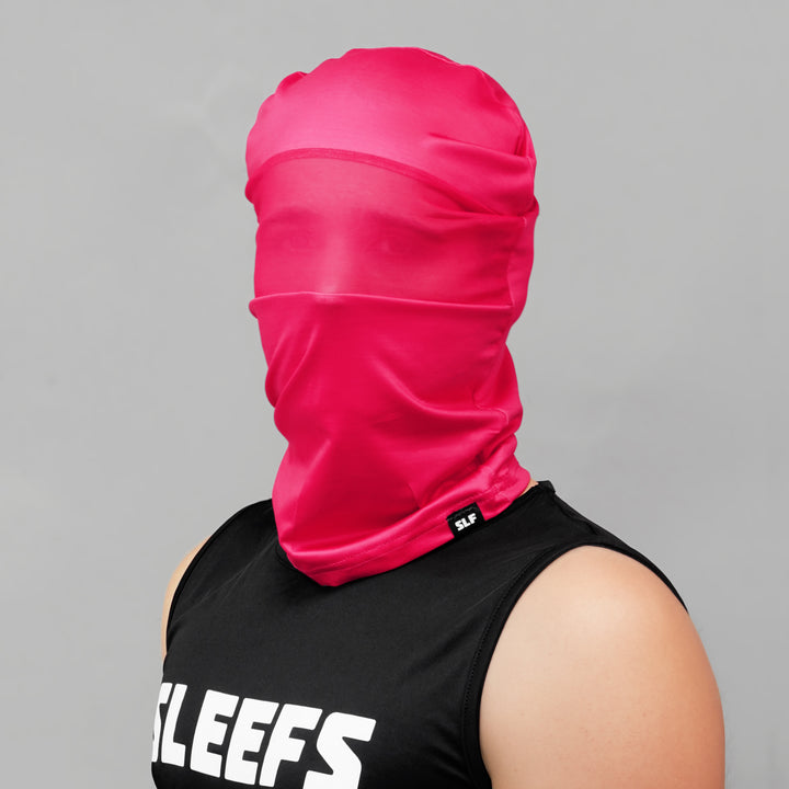 Hue Pink Head Bag Mask