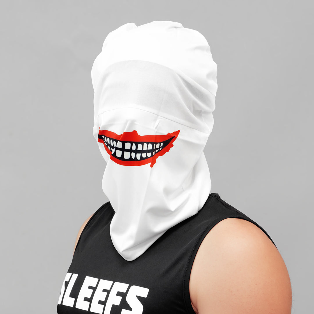 Smile White Head Bag Mask