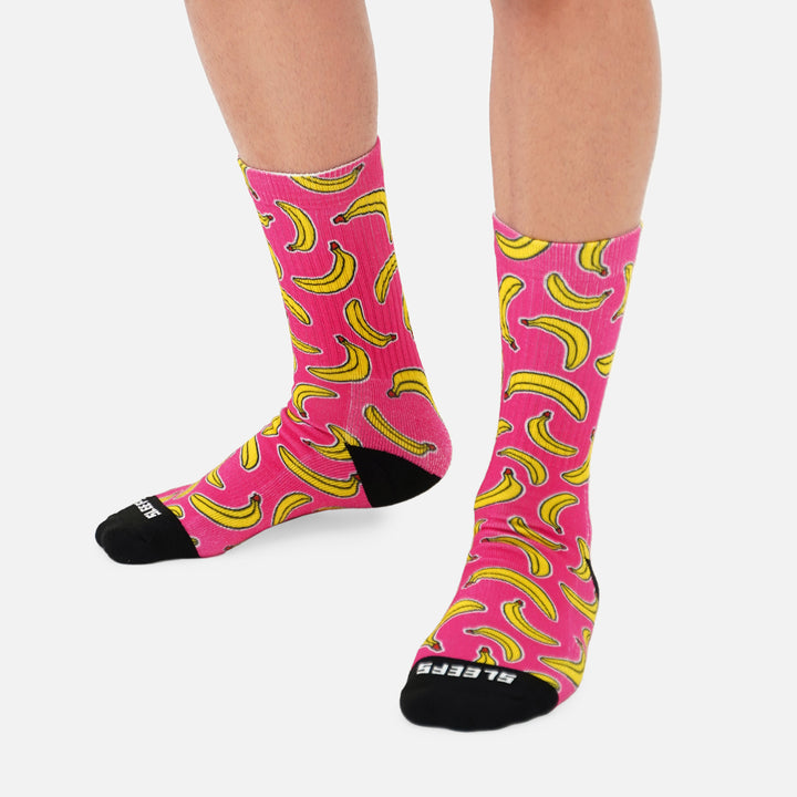 Banana Blitz Crew Socks