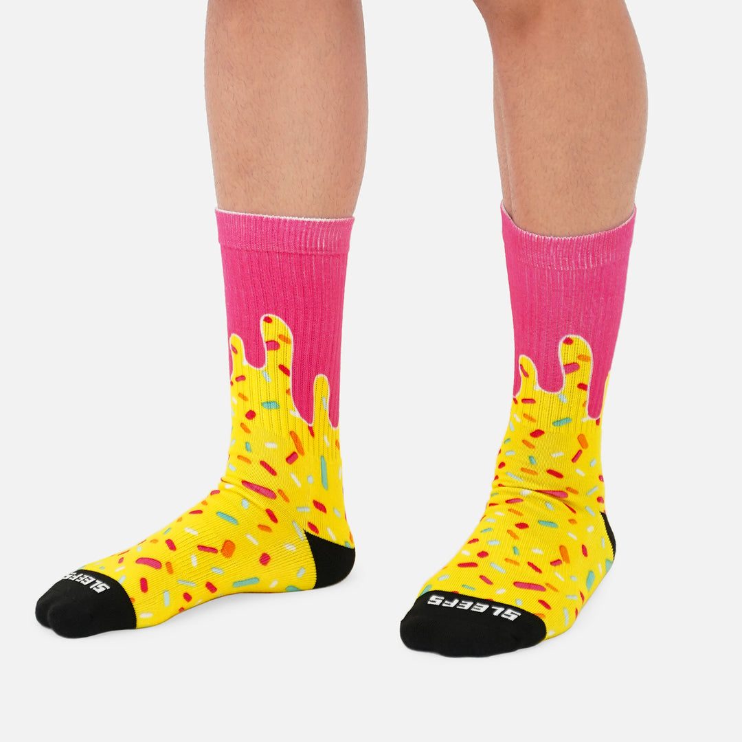 Sprinkle Splash Crew Socks