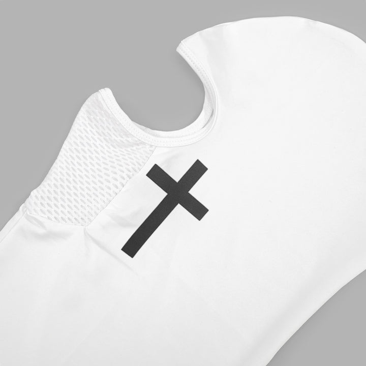 Faith Cross White Shiesty Mask