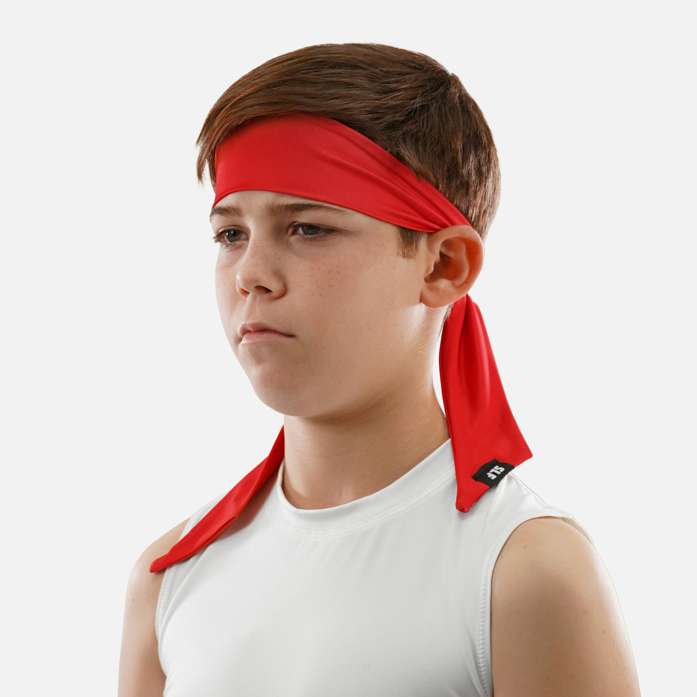 Hue Red Kids Ninja Headband