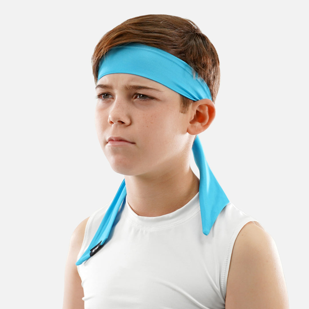 Hue Sky Blue Kids Ninja Headband