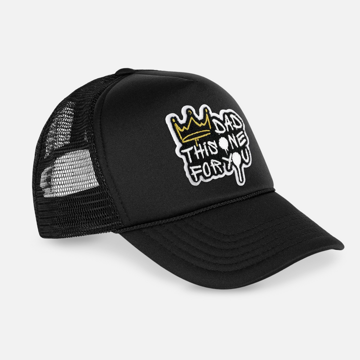 Dad This One For You Black Trucker Hat