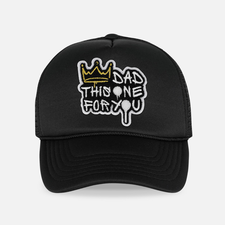 Dad This One For You Black Trucker Hat