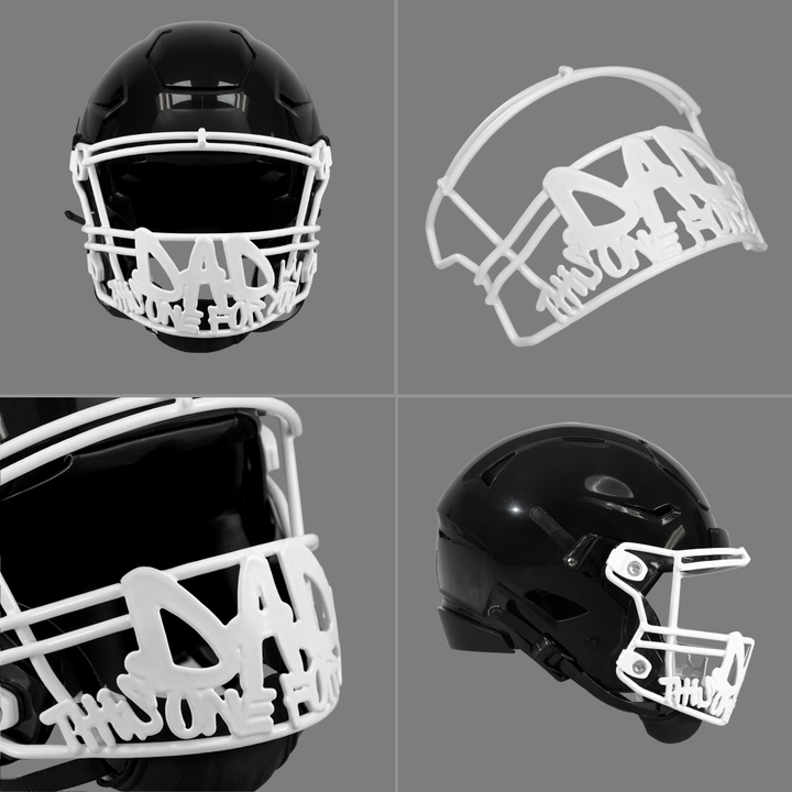Dad This One For You Football Facemask for Riddell SpeedFlex