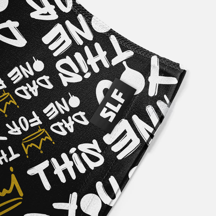 Dad This One For You Pattern Spats / Cleat Covers