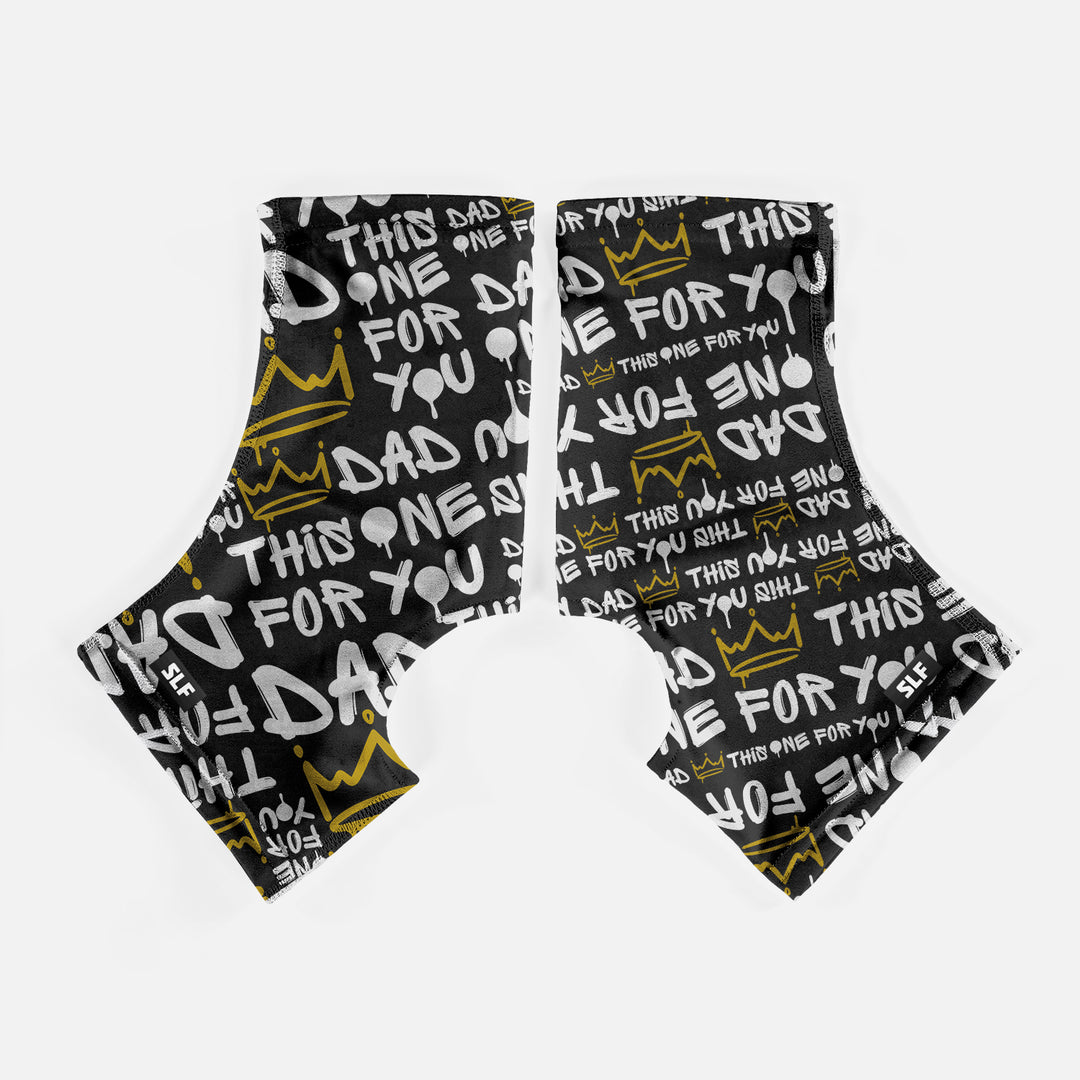 Dad This One For You Pattern Spats / Cleat Covers