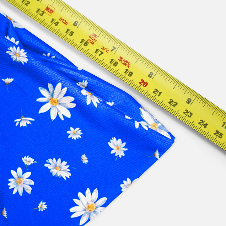 Daisies on Blue Headband