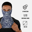 Damask Blue Neck Gaiter