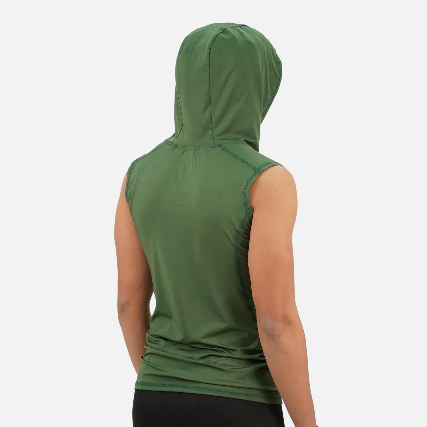 Dark Forest Sleeveless Compression Hoodie