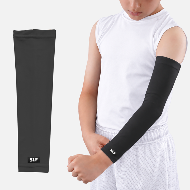 Hue Dark Gray Kids Arm Sleeve