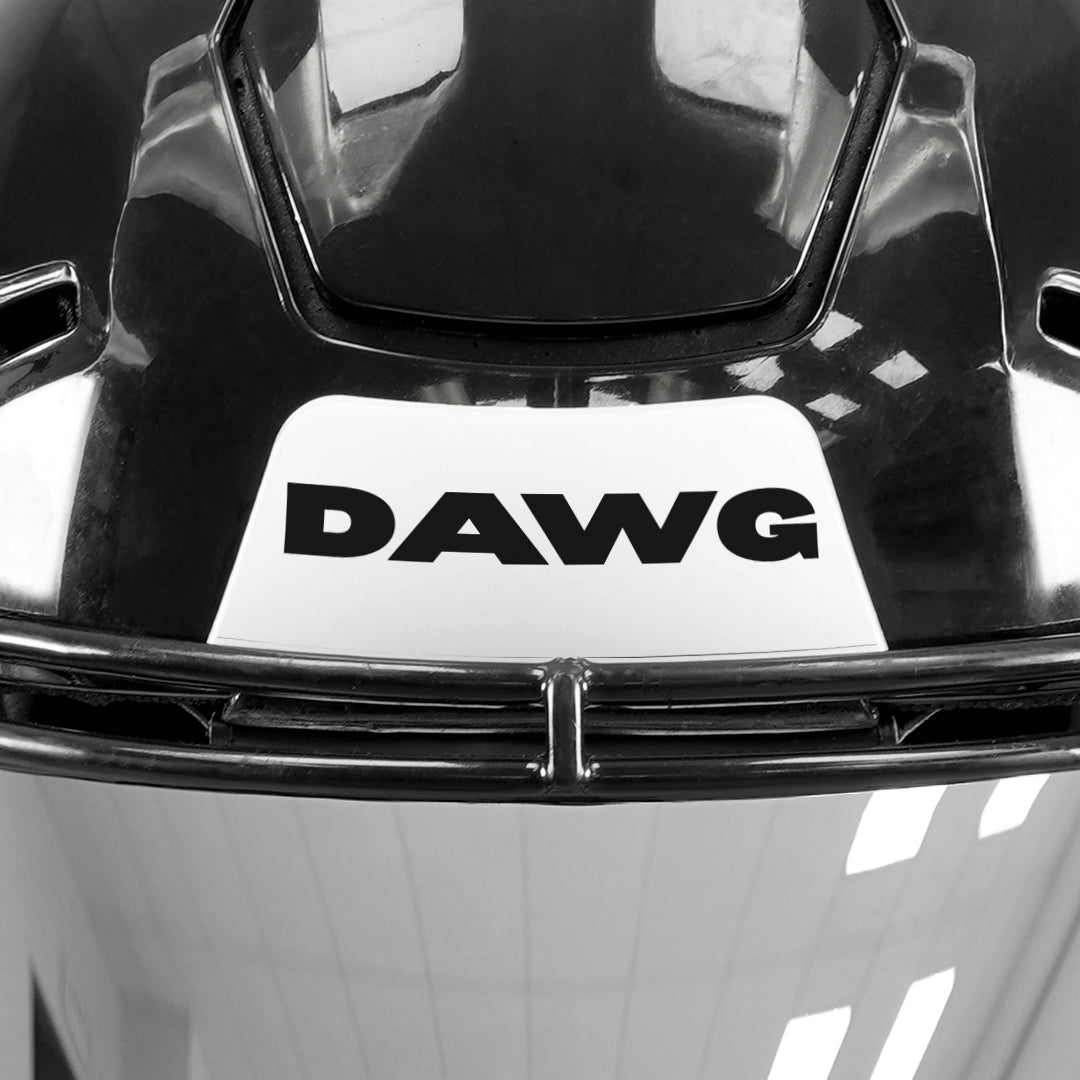 Dawg Riddell Speedflex Front and Back Bumper Sticker Kit