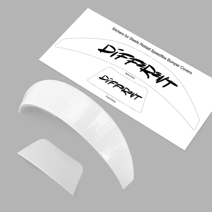 Different Riddell Speedflex Front and Back Bumper Sticker Kit