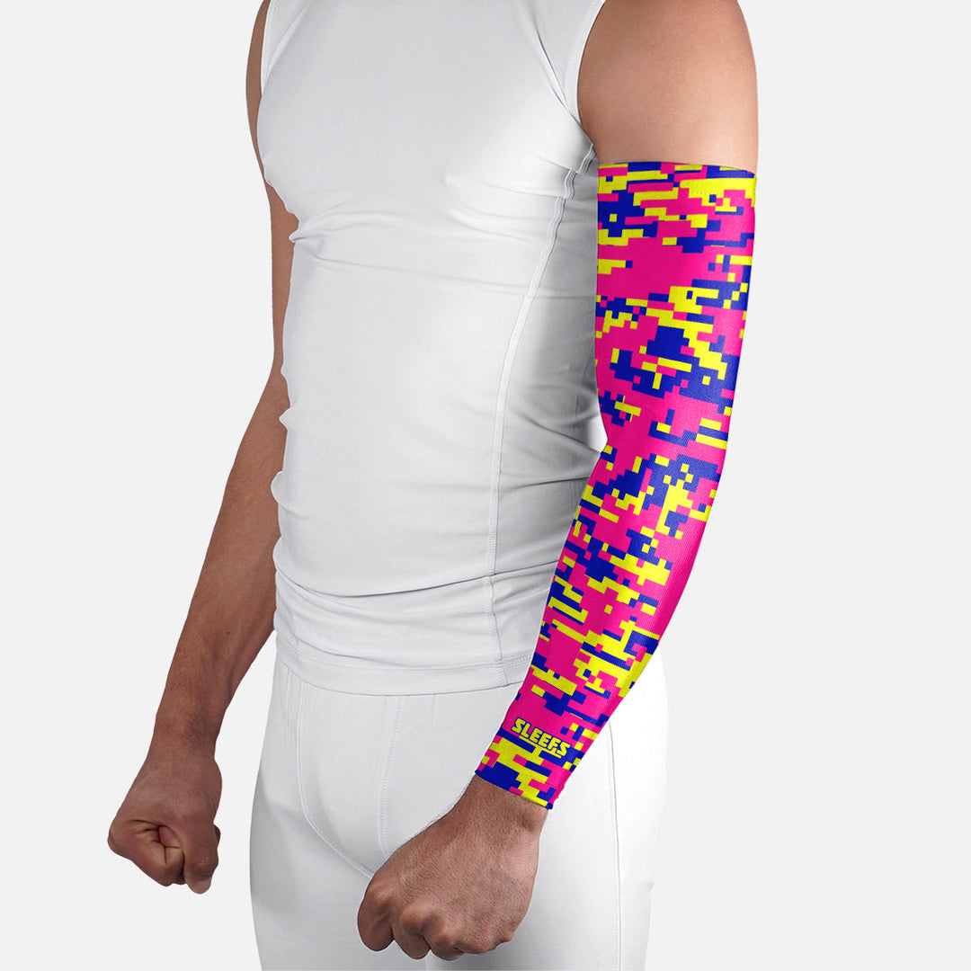 Digi Camo Neon Strike Arm Sleeve