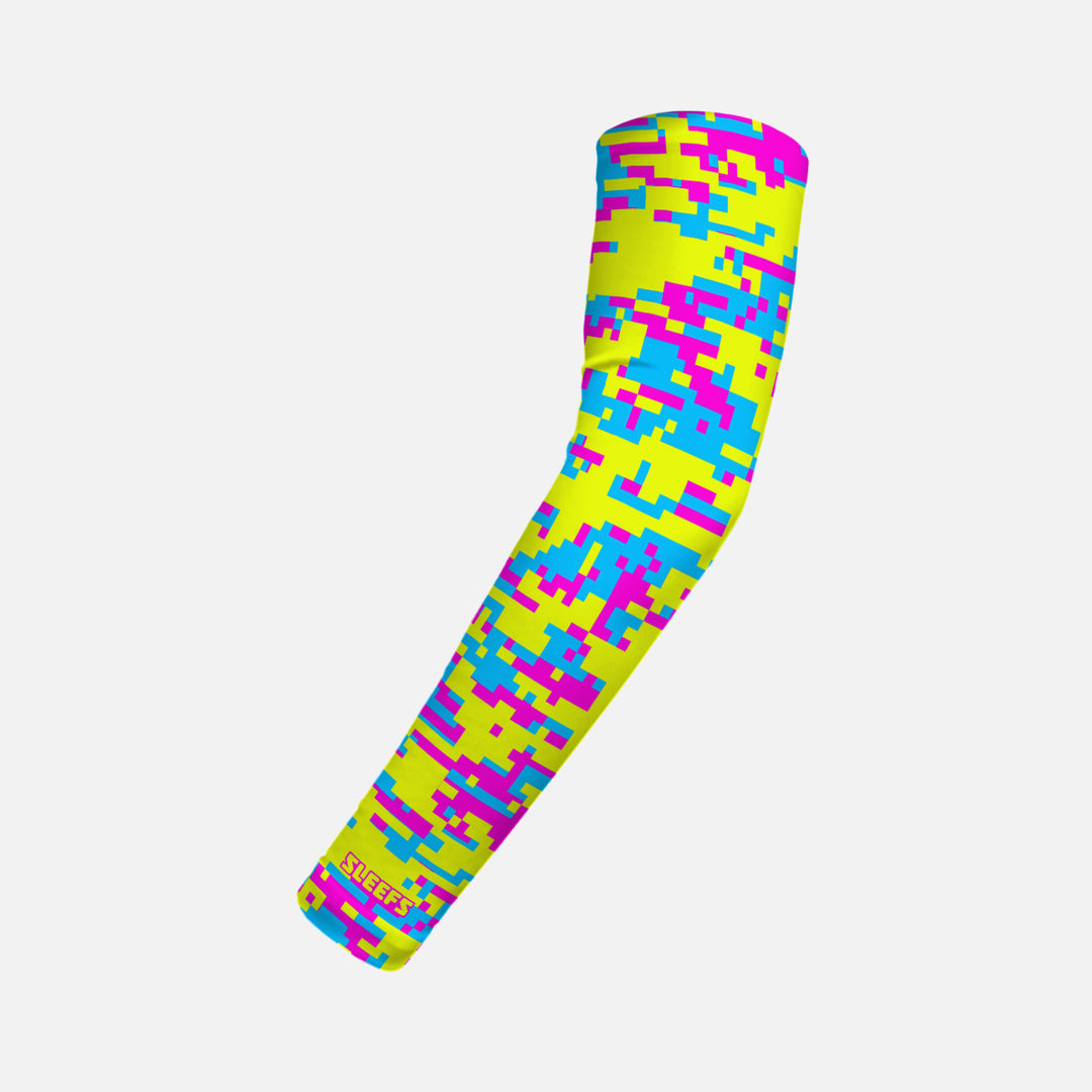 Digi Camo Volt Surge Kids Arm Sleeve