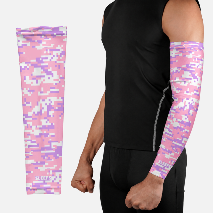 Digi Camo Lavender Blush Arm Sleeve