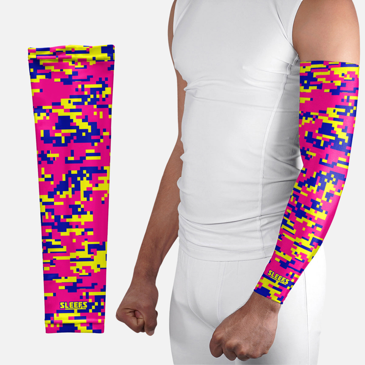 Digi Camo Neon Strike Arm Sleeve