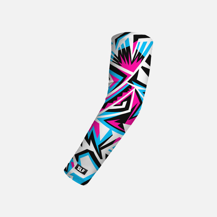 Dimensional Crack Kids Arm Sleeve
