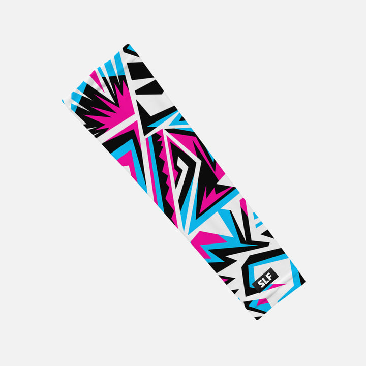 Dimensional Crack Kids Arm Sleeve