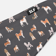 Dog Breeds Gray Headband