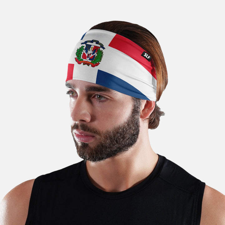 Dominican Republic Flag Headband