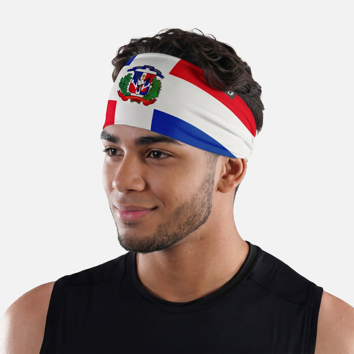 Dominican Republic Flag Headband