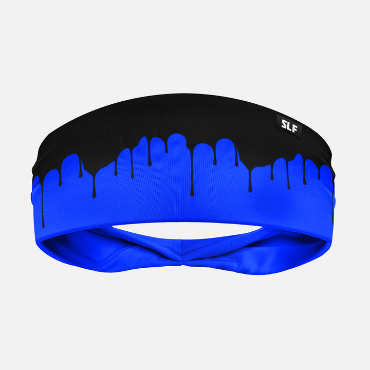 Drip Blue Headband