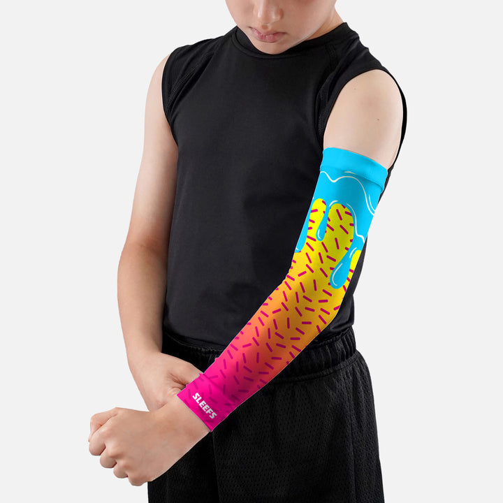 Candy Drip Sprinkle Kids Arm Sleeve