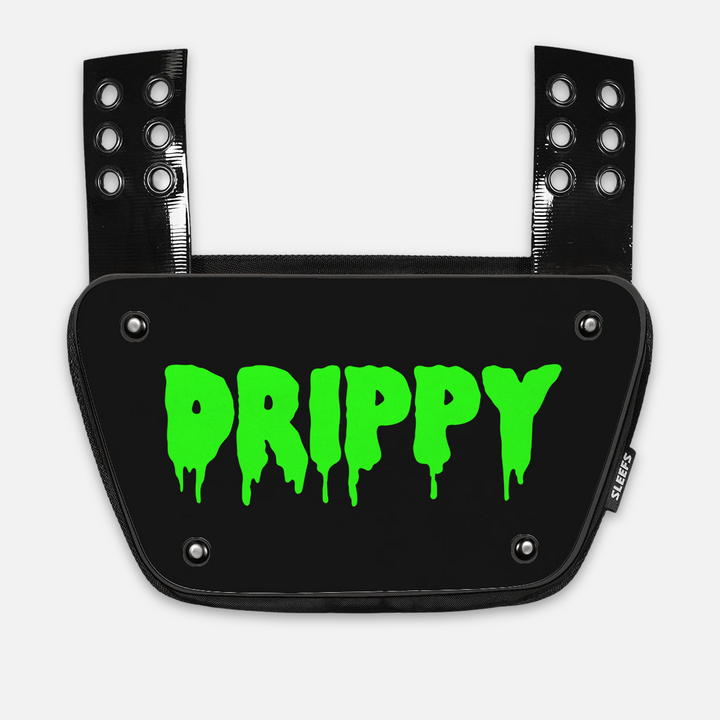 Drippy Black Green Sticker for Backplate