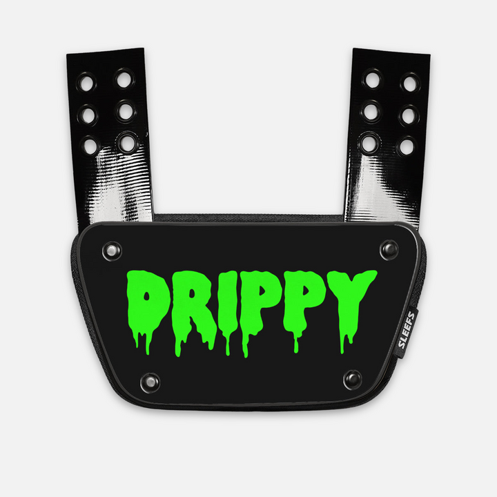 Drippy Black Green Sticker for Backplate