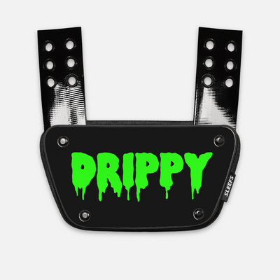 Drippy Black Green Sticker for Back Plate