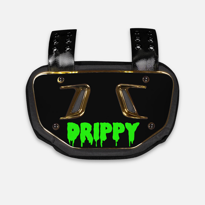 Drippy Black Green Sticker for Backplate