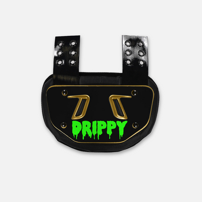 Drippy Black Green Sticker for Back Plate