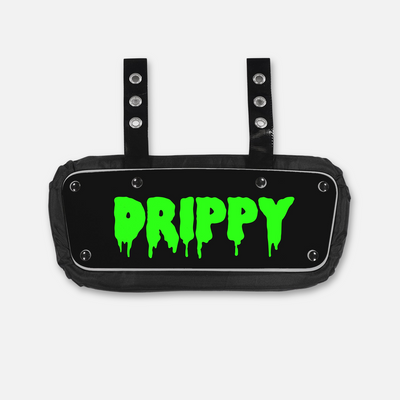 Drippy Black Green Sticker for Back Plate